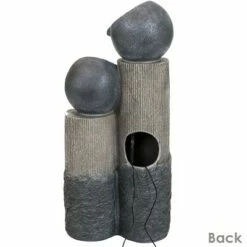 Best Sale ✨ Sunnydaze Decor Sunnydaze Outdoor Solar Powered Polyresin Tiered Cascading Cups Water Fountain with Battery Backup - 29" 🔔 -Garden Decor Shop unnamed file 6740