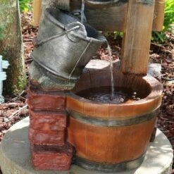 Best Sale ❤️ Sunnydaze Decor Sunnydaze 34"H Electric Polyresin Rustic Pouring Buckets Outdoor Water Fountain with Solar Lantern 💯 -Garden Decor Shop unnamed file 6749