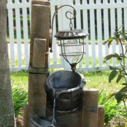 Best Sale ❤️ Sunnydaze Decor Sunnydaze 34"H Electric Polyresin Rustic Pouring Buckets Outdoor Water Fountain with Solar Lantern 💯 -Garden Decor Shop unnamed file 6750