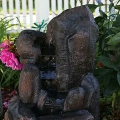 Discount ✨ Sunnydaze Decor Sunnydaze Outdoor Solar Powered Rock Falls Water Fountain with Battery Backup, Submersible Pump, and LED Lights - 22" ❤️ 15 Discount ✨ Sunnydaze Decor Sunnydaze Outdoor Solar Powered Rock Falls Water Fountain with Battery Backup, Submersible Pump, and LED Lights - 22" ❤️ -Garden Decor Shop unnamed file 6756