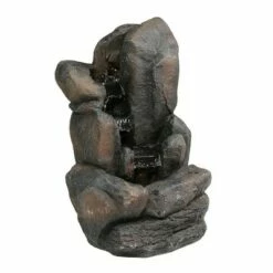 Discount ✨ Sunnydaze Decor Sunnydaze Outdoor Solar Powered Rock Falls Water Fountain with Battery Backup, Submersible Pump, and LED Lights - 22" ❤️ 16 Discount ✨ Sunnydaze Decor Sunnydaze Outdoor Solar Powered Rock Falls Water Fountain with Battery Backup, Submersible Pump, and LED Lights - 22" ❤️ -Garden Decor Shop unnamed file 6757