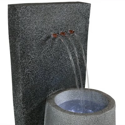 Best deal ⭐ Sunnydaze Decor Sunnydaze 35"H Electric Polyresin Three Stream Monterno Outdoor Water Fountain with LED Light ✨ 5 Best deal ⭐ Sunnydaze Decor Sunnydaze 35"H Electric Polyresin Three Stream Monterno Outdoor Water Fountain with LED Light ✨ - Image 3