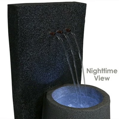 Best deal ⭐ Sunnydaze Decor Sunnydaze 35"H Electric Polyresin Three Stream Monterno Outdoor Water Fountain with LED Light ✨ 6 Best deal ⭐ Sunnydaze Decor Sunnydaze 35"H Electric Polyresin Three Stream Monterno Outdoor Water Fountain with LED Light ✨ - Image 4