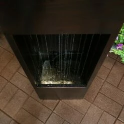 Flash Sale 🔔 Sunnydaze Decor Sunnydaze 39"H Electric Metal Tranquil Rain Shower Outdoor water Fountain 😀 -Garden Decor Shop unnamed file 6772
