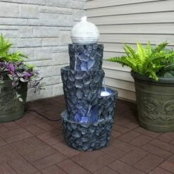 Hot Sale ๐ Sunnydaze Decor Sunnydaze 32"H Electric Polyresin Hewn Spiral Tower Outdoor Water Fountain with LED Lights ๐ 14 Hot Sale ๐ Sunnydaze Decor Sunnydaze 32"H Electric Polyresin Hewn Spiral Tower Outdoor Water Fountain with LED Lights ๐ -Garden Decor Shop unnamed file 6786
