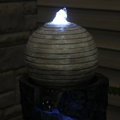 Hot Sale ๐ Sunnydaze Decor Sunnydaze 32"H Electric Polyresin Hewn Spiral Tower Outdoor Water Fountain with LED Lights ๐ 10 Hot Sale ๐ Sunnydaze Decor Sunnydaze 32"H Electric Polyresin Hewn Spiral Tower Outdoor Water Fountain with LED Lights ๐ - Image 8