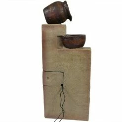 Discount ⌛ Sunnydaze Decor Sunnydaze Outdoor Solar Powered Cascading Terra Bowls Water Fountain with Battery Backup and LED Light - 30" 💯 -Garden Decor Shop unnamed file 6803