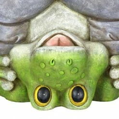 Best reviews of 🔔 10" Solar Welcome Frog With Birds Resin Statue Gray - Exhart ✨ -Garden Decor Shop unnamed file 684