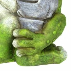 Best reviews of 🔔 10" Solar Welcome Frog With Birds Resin Statue Gray - Exhart ✨ -Garden Decor Shop unnamed file 686