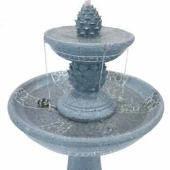 Buy 🔔 Sunnydaze Decor Sunnydaze Outdoor Polyresin Solar Powered Dual Pineapple 2-Tier Cascading Water Fountain with LED Lights and Battery Backup - 34" 🔥 -Garden Decor Shop unnamed file 6870