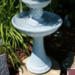 Buy 🔔 Sunnydaze Decor Sunnydaze Outdoor Polyresin Solar Powered Dual Pineapple 2-Tier Cascading Water Fountain with LED Lights and Battery Backup - 34" 🔥 -Garden Decor Shop unnamed file 6872