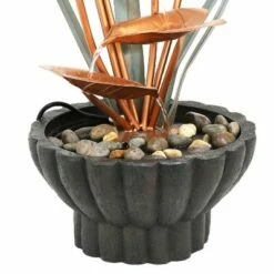 Cheapest ✔️ Sunnydaze Decor Sunnydaze 34"H Electric Copper Flower Petals with 5-Tier Leaves Outdoor Water Fountain 👍 -Garden Decor Shop unnamed file 6876