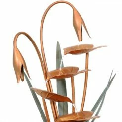 Cheapest ✔️ Sunnydaze Decor Sunnydaze 34"H Electric Copper Flower Petals with 5-Tier Leaves Outdoor Water Fountain 👍 -Garden Decor Shop unnamed file 6877