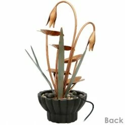 Cheapest ✔️ Sunnydaze Decor Sunnydaze 34"H Electric Copper Flower Petals with 5-Tier Leaves Outdoor Water Fountain 👍 -Garden Decor Shop unnamed file 6881