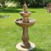 Discount 😍 Sunnydaze Decor Sunnydaze 38"H Electric Resin 2-Tier Blooming Flower Outdoor Water Feature 🎁 -Garden Decor Shop unnamed file 6921