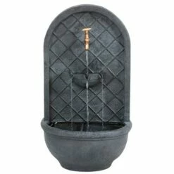 Cheap 👍 Sunnydaze Decor Sunnydaze 26"H Solar-Powered with Battery Pack Polystone Messina Outdoor Wall-Mount Water Fountain, Lead Finish 🎁 18 Cheap 👍 Sunnydaze Decor Sunnydaze 26"H Solar-Powered with Battery Pack Polystone Messina Outdoor Wall-Mount Water Fountain, Lead Finish 🎁 -Garden Decor Shop unnamed file 6950