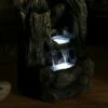 Buy 🎉 Sunnydaze Decor Sunnydaze 28"H Electric Glass Reinforced Concrete Cavern of Mystery Outdoor Water Fountain with LED Light 😉