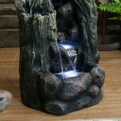 Buy 🎉 Sunnydaze Decor Sunnydaze 28"H Electric Glass Reinforced Concrete Cavern of Mystery Outdoor Water Fountain with LED Light 😉 -Garden Decor Shop unnamed file 6974