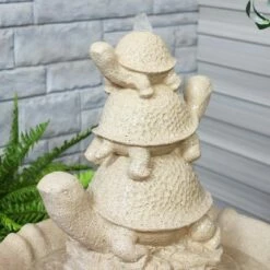 New 🛒 Sunnydaze Decor Sunnydaze 37"H Electric Polyresin Stacked Turtle Trio Outdoor Water Fountain 🛒 -Garden Decor Shop unnamed file 7009