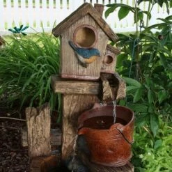 Budget 😉 Sunnydaze Decor Sunnydaze 26"H Electric Polyresin Bluebird House and Buckets Outdoor Water Fountain 🛒 -Garden Decor Shop unnamed file 7015