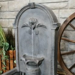 Deals 🥰 Sunnydaze Decor Sunnydaze 28"H Electric Glass Reinforced Concrete French-Inspired Design Outdoor Wall-Mount Water Fountain 🎁 -Garden Decor Shop unnamed file 7031