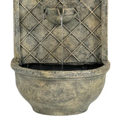 Deals ๐ Sunnydaze Decor Sunnydaze 26"H Electric Polystone Messina Outdoor Wall-Mount Water Fountain, French Limestone Finish ๐ฏ 5 Deals ๐ Sunnydaze Decor Sunnydaze 26"H Electric Polystone Messina Outdoor Wall-Mount Water Fountain, French Limestone Finish ๐ฏ - Image 3