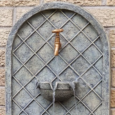 Deals ๐ Sunnydaze Decor Sunnydaze 26"H Electric Polystone Messina Outdoor Wall-Mount Water Fountain, French Limestone Finish ๐ฏ 7 Deals ๐ Sunnydaze Decor Sunnydaze 26"H Electric Polystone Messina Outdoor Wall-Mount Water Fountain, French Limestone Finish ๐ฏ - Image 5