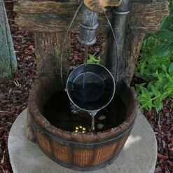 Buy 🌟 Sunnydaze Decor Sunnydaze 29"H Electric Polyresin Bird House with Leaking Pipe Outdoor Water Fountain with LED Light 😍 -Garden Decor Shop unnamed file 7089