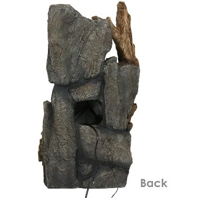 Buy ❤️ Sunnydaze Decor Sunnydaze 35"H Electric Polyresin Cascading Mountainside Outdoor Water Fountain with LED Lights 👏 9 Buy ❤️ Sunnydaze Decor Sunnydaze 35"H Electric Polyresin Cascading Mountainside Outdoor Water Fountain with LED Lights 👏 - Image 7
