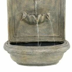 Flash Sale 👏 Sunnydaze Decor Sunnydaze 27"H Electric Polystone Seaside Outdoor Wall-Mount Water Fountain, Limestone Finish 🧨 -Garden Decor Shop unnamed file 7117
