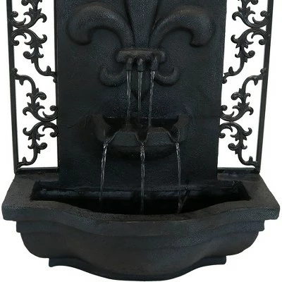 Coupon ๐ Sunnydaze Decor Sunnydaze 33"H Electric Polystone French Lily Design Outdoor Wall-Mount Water Fountain, Lead Finish โ 5 Coupon ๐ Sunnydaze Decor Sunnydaze 33"H Electric Polystone French Lily Design Outdoor Wall-Mount Water Fountain, Lead Finish โ - Image 3