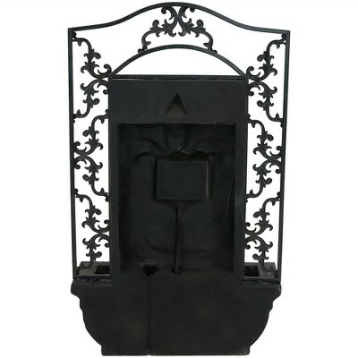 Coupon ๐ Sunnydaze Decor Sunnydaze 33"H Electric Polystone French Lily Design Outdoor Wall-Mount Water Fountain, Lead Finish โ 8 Coupon ๐ Sunnydaze Decor Sunnydaze 33"H Electric Polystone French Lily Design Outdoor Wall-Mount Water Fountain, Lead Finish โ - Image 6