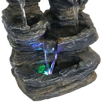 Cheap π€© Sunnydaze Decor Sunnydaze Indoor Decorative Five Stream Rock Cavern Tabletop Water Fountain with Multi-Colored LED Lights - 13" 𧨠6 Cheap π€© Sunnydaze Decor Sunnydaze Indoor Decorative Five Stream Rock Cavern Tabletop Water Fountain with Multi-Colored LED Lights - 13" 𧨠- Image 4