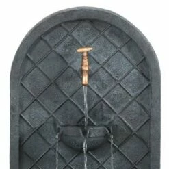 New ⭐ Sunnydaze Decor Sunnydaze 26"H Electric Polystone Messina Outdoor Wall-Mount Water Fountain, Lead Finish ⌛ -Garden Decor Shop unnamed file 7184