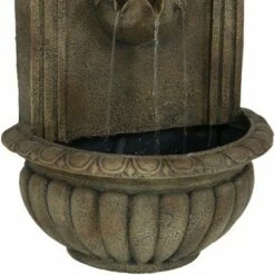 Cheap ❤️ Sunnydaze Decor Sunnydaze 27"H Electric Polystone Florence Outdoor Wall-Mount Water Fountain, Florentine Stone Finish ✨ -Garden Decor Shop unnamed file 7193