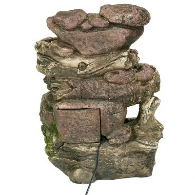 Promo ❤️ Sunnydaze Decor Sunnydaze Indoor Decorative Calming 5-Step Rock Falls Waterfall Tabletop Water Fountain with LED Lights - 14" ❤️ 6 Promo ❤️ Sunnydaze Decor Sunnydaze Indoor Decorative Calming 5-Step Rock Falls Waterfall Tabletop Water Fountain with LED Lights - 14" ❤️ - Image 4