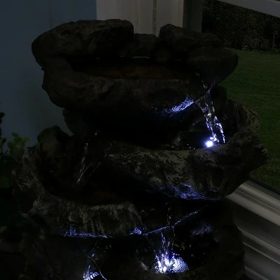 Promo ❤️ Sunnydaze Decor Sunnydaze Indoor Decorative Calming 5-Step Rock Falls Waterfall Tabletop Water Fountain with LED Lights - 14" ❤️ 10 Promo ❤️ Sunnydaze Decor Sunnydaze Indoor Decorative Calming 5-Step Rock Falls Waterfall Tabletop Water Fountain with LED Lights - 14" ❤️ - Image 8