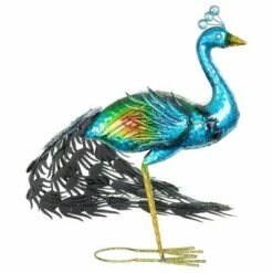 Discount 🥰 24" Metal Standing Peacock Statuary - Exhart 🤩 -Garden Decor Shop unnamed file 722