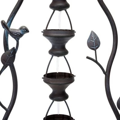 Wholesale β Alpine Corporation 41" Metal Seven Hanging Cup Tier Layered Floor Fountain Bronze π₯ 7 Wholesale β Alpine Corporation 41" Metal Seven Hanging Cup Tier Layered Floor Fountain Bronze π₯ - Image 5