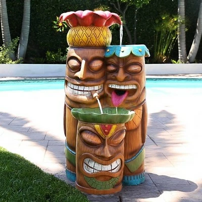 Best Pirce π 35" 3-Tier Tiki Fountain - Alpine Corporation π 3 Best Pirce π 35" 3-Tier Tiki Fountain - Alpine Corporation π