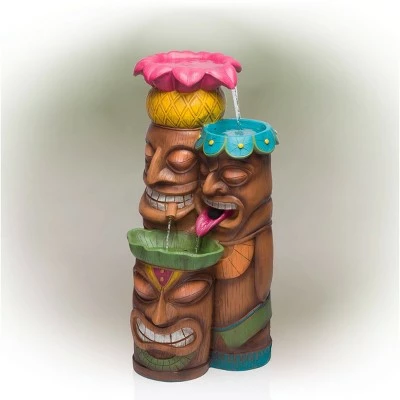 Best Pirce π 35" 3-Tier Tiki Fountain - Alpine Corporation π 4 Best Pirce π 35" 3-Tier Tiki Fountain - Alpine Corporation π - Image 2