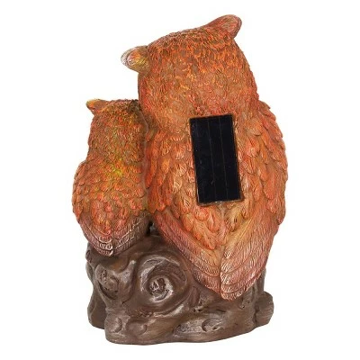 Coupon 𧨠10" Resin Solar Owl With Owlets Statue Brown - Exhart β 7 Coupon 𧨠10" Resin Solar Owl With Owlets Statue Brown - Exhart β - Image 6