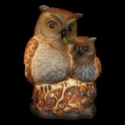 Coupon 𧨠10" Resin Solar Owl With Owlets Statue Brown - Exhart β 18 Coupon 𧨠10" Resin Solar Owl With Owlets Statue Brown - Exhart β -Garden Decor Shop unnamed file 733