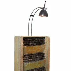 Best reviews of 💯 Sunnydaze Decor Sunnydaze Indoor Home Office Tranquility Slate Tabletop Waterfall Water Fountain with LED Light - 24" 🎉 -Garden Decor Shop unnamed file 7339