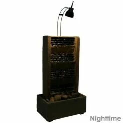 Best reviews of 💯 Sunnydaze Decor Sunnydaze Indoor Home Office Tranquility Slate Tabletop Waterfall Water Fountain with LED Light - 24" 🎉 -Garden Decor Shop unnamed file 7348