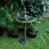 Promo 🤩 Alpine Corporation Alpine 40" Tiered Pedestal Fountain with Fish Blue 😀 -Garden Decor Shop unnamed file 7349