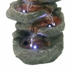 Budget 🎁 Sunnydaze Decor Sunnydaze Indoor Home Decorative Relaxing Stacked Rocks Tabletop Water Fountain with LED Lights - 10" 💯 -Garden Decor Shop unnamed file 7365
