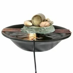 Deals 💯 Sunnydaze Decor Sunnydaze Indoor Home Office Soothing Balance Slate Tabletop Water Fountain Feature with LED Light - 7" 👏 -Garden Decor Shop unnamed file 7377