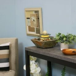 New 🎁 Sunnydaze Decor Sunnydaze Indoor Home Office Slate and Polished Stone Ball Tiered Tabletop Water Fountain with LED Light - 8" ⭐ -Garden Decor Shop unnamed file 7404