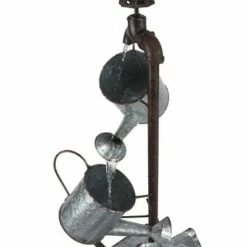 Promo ❤️ Alpine Corporation Alpine 36" Metal Watering Can Wheelbarrow Fountain ✨ -Garden Decor Shop unnamed file 7411